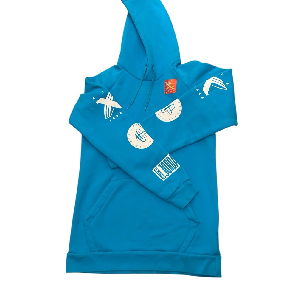 Jordan Kids Teal Graphic Hoodie